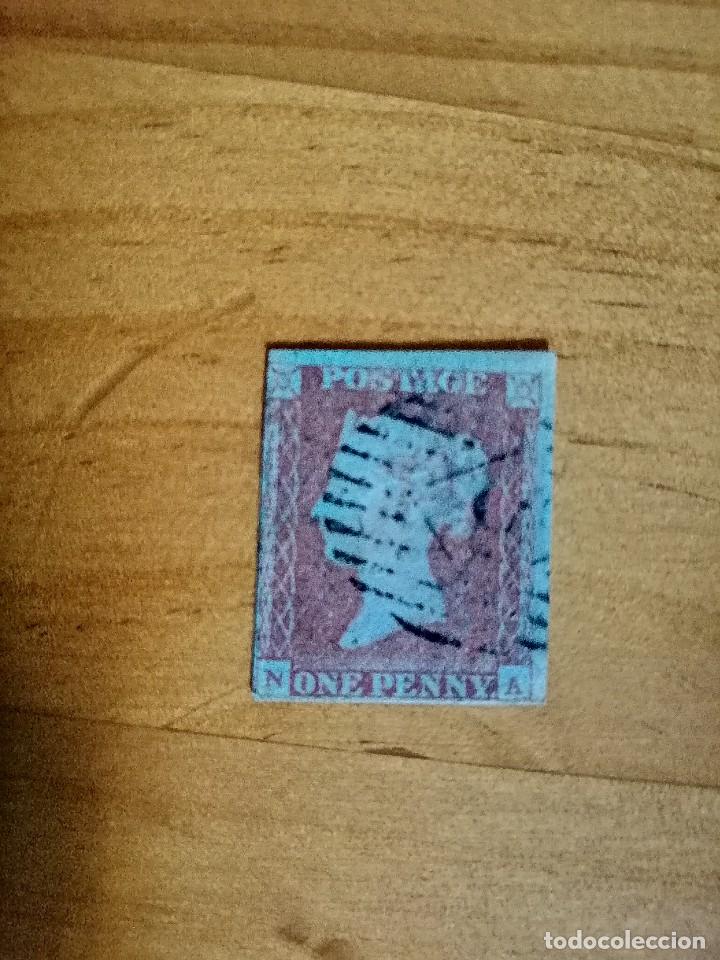 Timbres: PERFIL DE LA REINA VICTORIA - ONE PENNY RED - N-A - A&Ntilde;O 1841-1879
