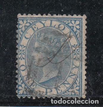 Sellos: CEYLAN colonia britanica .45 usada - Foto 1