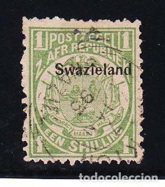 Sellos: SWAZILAND protectorado brit&aacute;nico 6 usada - Foto 1