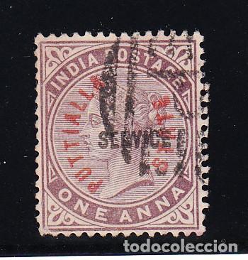 Sellos: PATIALA protectorado brit&aacute;nico 2 usada, - Foto 1