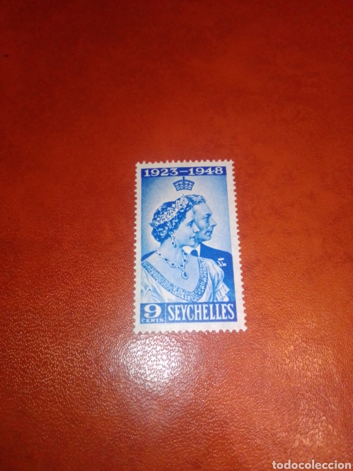 Sellos: 1948 Boda Jorge VI Seychelles