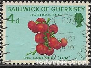 Sellos: GUERNSEY YVERT 26, FLORA - Foto 1