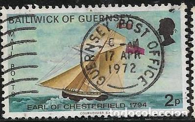 Sellos: GUERNSEY YVERT 57, BARCOS - Foto 1