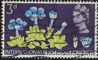 Sellos: GRAN BRETA&Ntilde;A YVERT 391, FLORA - Foto 1