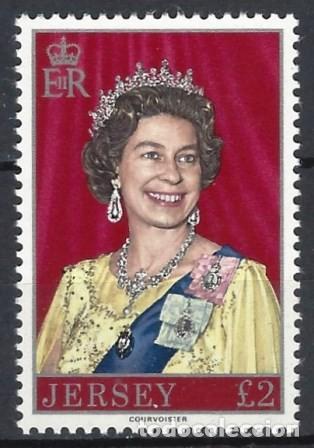 Sellos: JERSEY 1977 - ISABEL II - MNH** - Foto 1