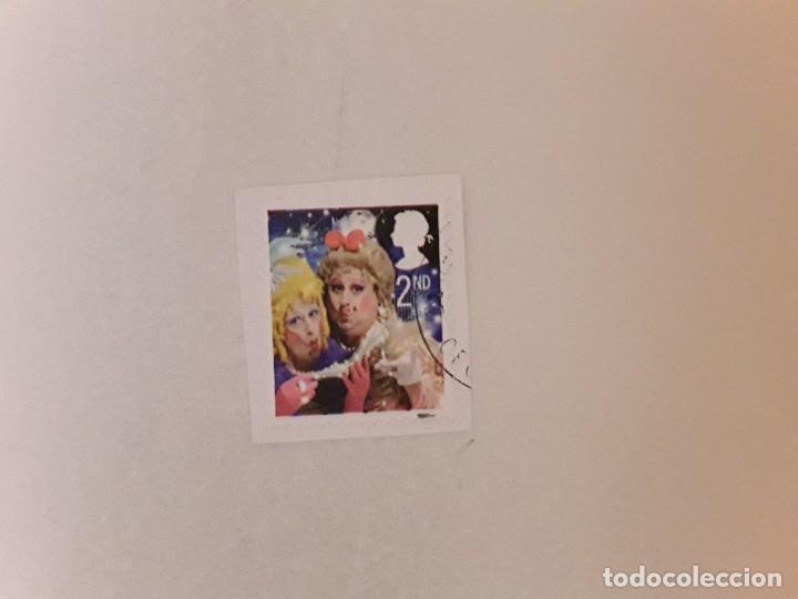 Sellos: INGLATERRA SELLO USADO CON PAPEL - Foto 1