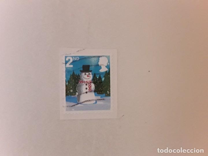Sellos: INGLATERRA SELLO USADO CON PAPEL - Foto 1