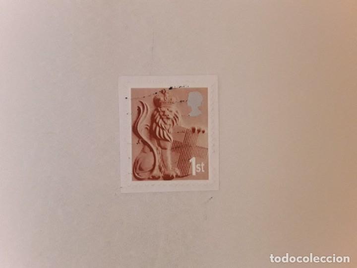 Sellos: INGLATERRA SELLO USADO CON PAPEL - Foto 1