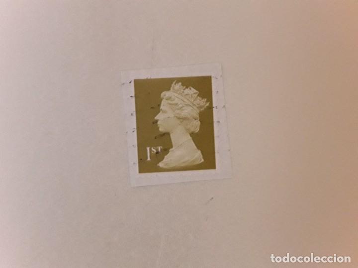 Sellos: INGLATERRA SELLO USADO CON PAPEL - Foto 1