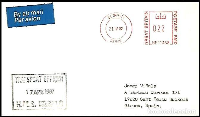 Selos: GRAN BRETA&Ntilde;A 1987 BUQUE OCEANOGRAFICO HMS HERALD