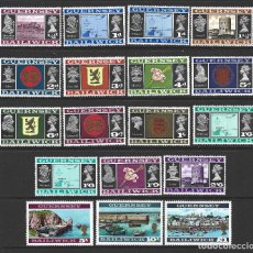 Sellos: GUERNSEY 1/18** - AÑO 1969 - PAISAJES. Lote 311408583