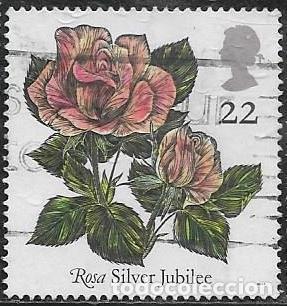 Sellos: GRAN BRETA&Ntilde;A YVERT 1551, FLORA - Foto 1