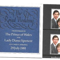 Sellos: GRAN BRETAÑA -BRITISH STAMPS - 1981 ROYAL WEDDING. Lote 315340883