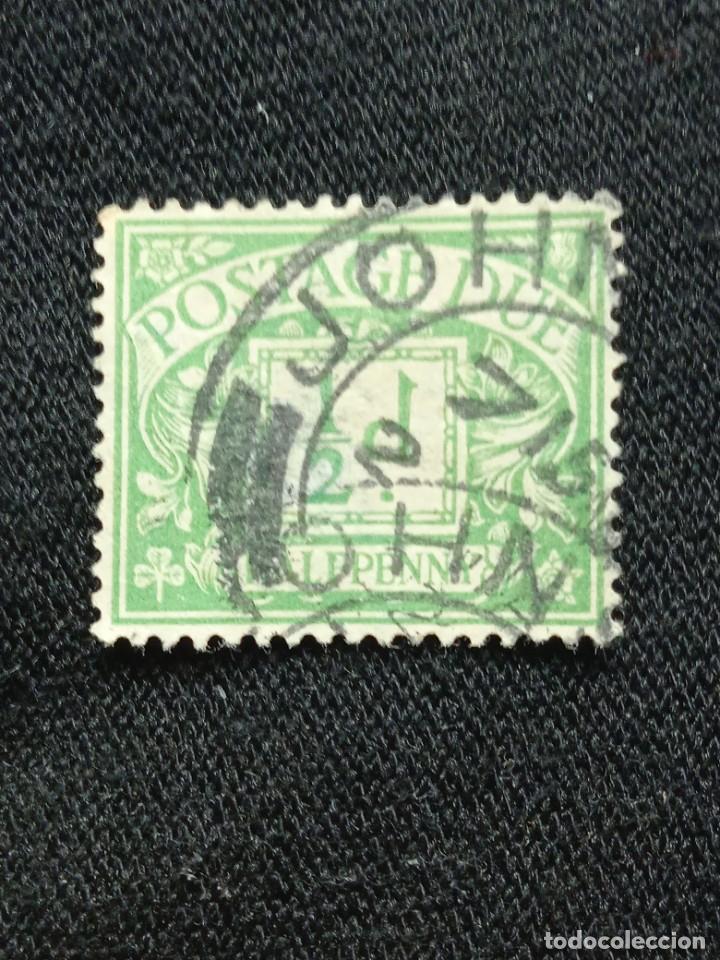 Sellos: GRAN BRETA&Ntilde;A POSTAGE DUE 1/2d A&Ntilde;O 1920. - Foto 1