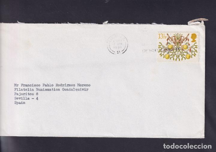 Timbres: -GRAN BRETA&Ntilde;A 961, circulada matasello RODILLO CONMEMORATIVO