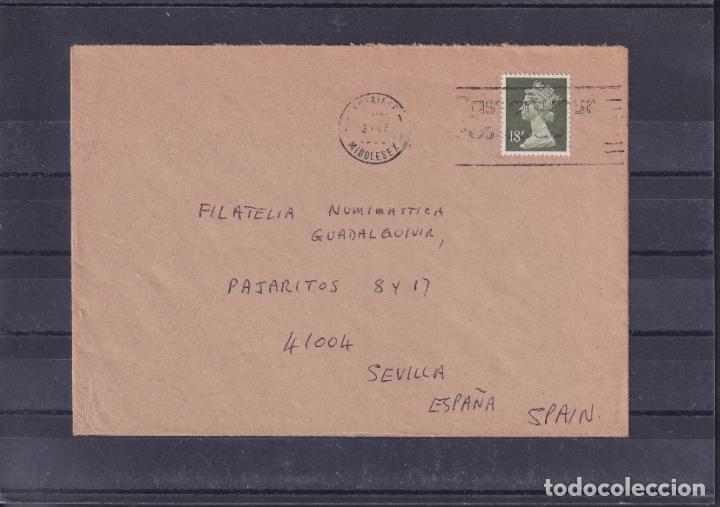 Timbres: -GRAN BRETA&Ntilde;A 1141, circulada matasello RODILLO CONMEMORATIVO