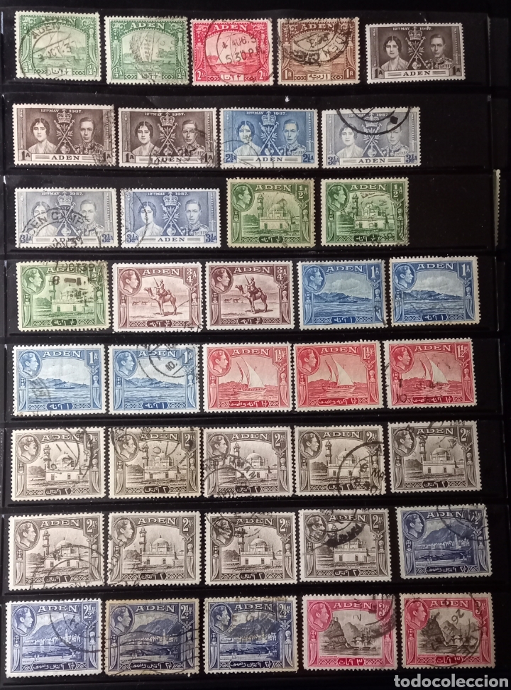 Briefmarken: Colecci&oacute;n de sellos de Ad&eacute;n