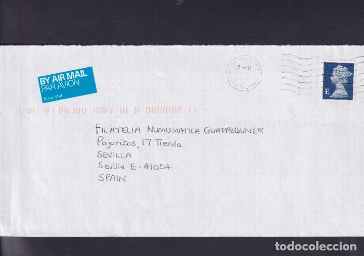 Briefmarken: -GRAN BRETA&Ntilde;A 2074, circulada matasello RODILLO MUDO