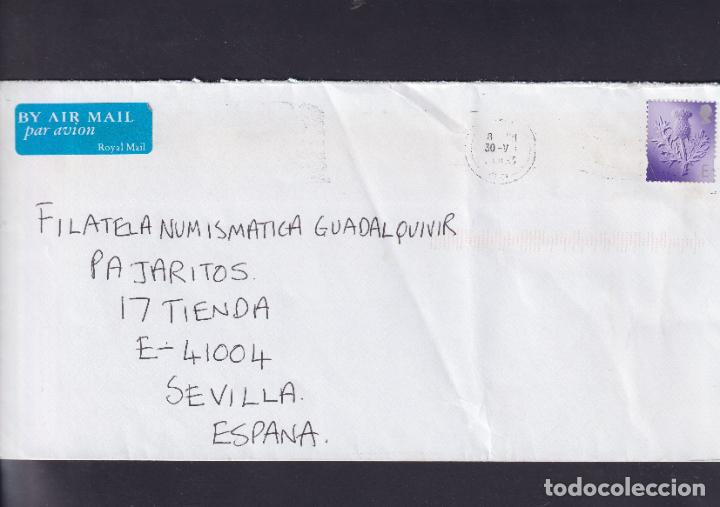Briefmarken: -GRAN BRETA&Ntilde;A 2108, circulada matasello RODILLO