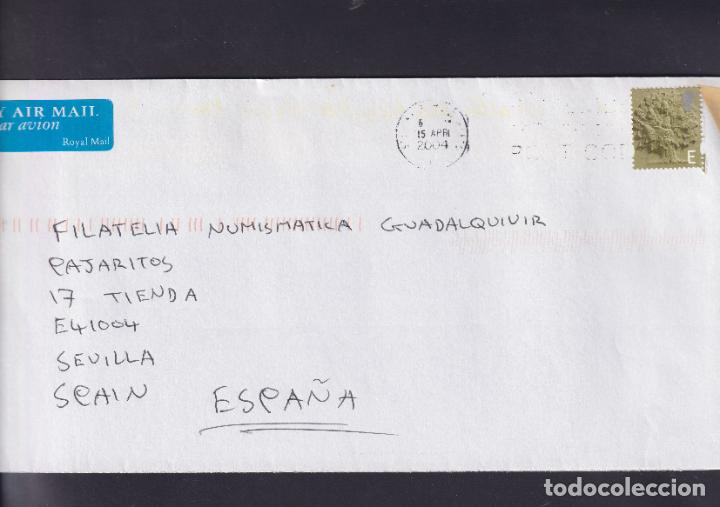 Sellos: -GRAN BRETA&Ntilde;A 2251, circulada matasello RODILLO