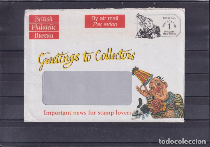 Timbres: -GRAN BRETA&Ntilde;A FRANQUEO PAGADO IMPRESO, SOBRE OFICIAL