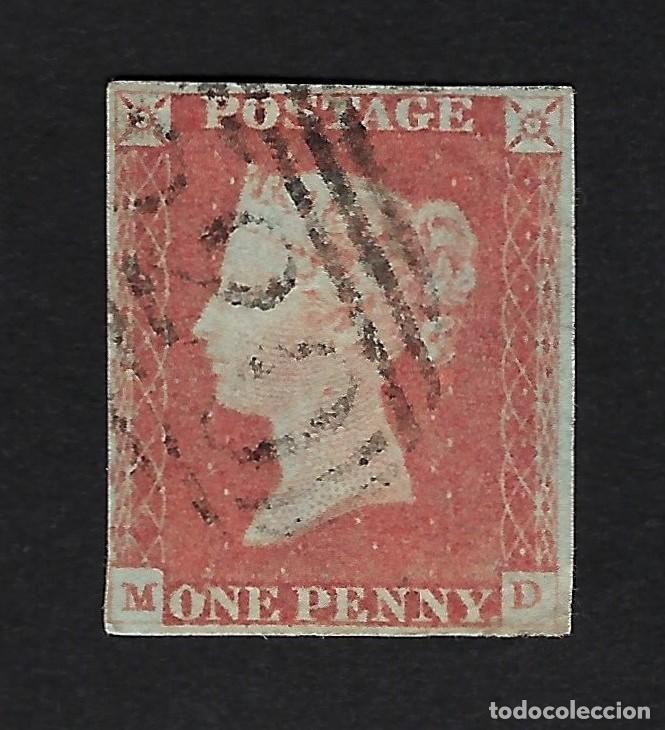Sellos: Gran Breta&ntilde;a 1841 1d - Usado - Foto 1