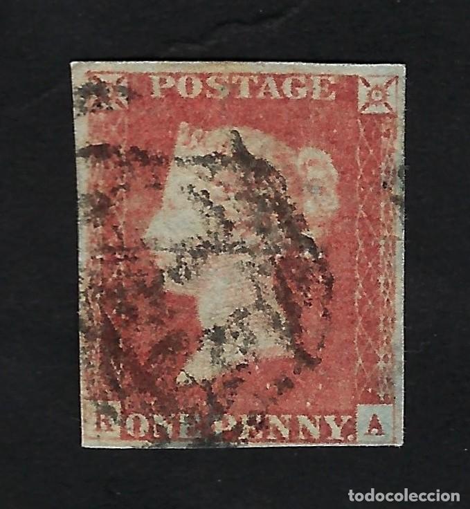 Sellos: Gran Breta&ntilde;a 1841 1d - Usado - Foto 1