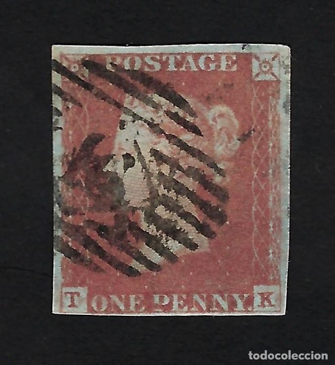 Sellos: Gran Breta&ntilde;a 1841 1d - Usado - Foto 1