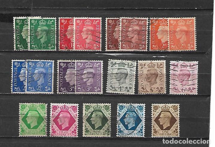 Timbres: Eduardo VI, rey de UK. sellos a&ntilde;o1936