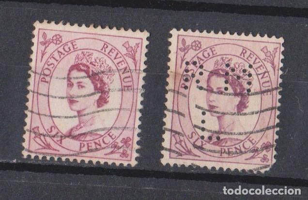 Sellos: GRAN BRETA&Ntilde;A 1955-57 - Foto 1