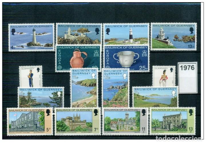 Sellos: Guernsey 1976 - Complete year set mnh** - Foto 1