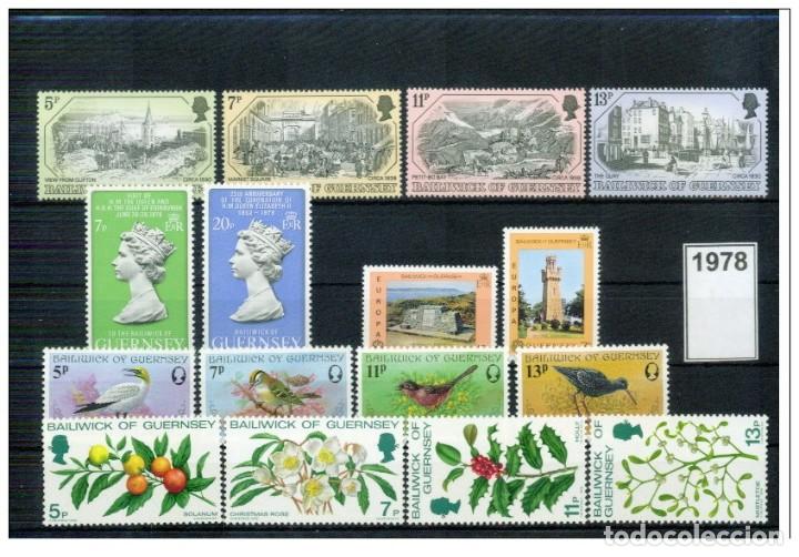 Sellos: Guernsey 1978 - Complete year set mnh** - Foto 1