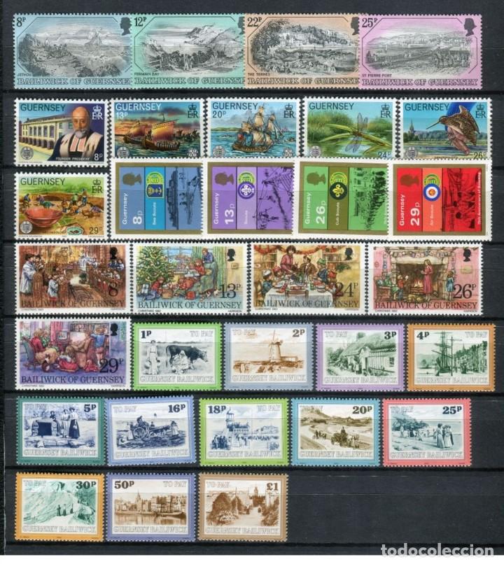 Sellos: Guernsey 1982 - Complete year set mnh** - Foto 1