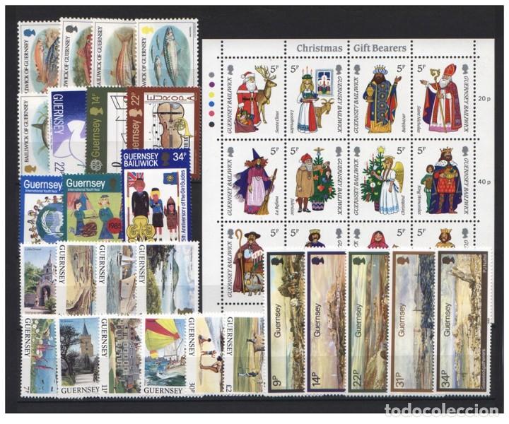 Sellos: Guernsey 1984 - Complete year set mnh** - Foto 1