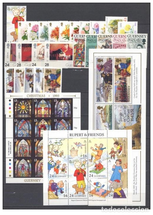 Sellos: Guernsey 1993 - Complete year set mnh** - Foto 1