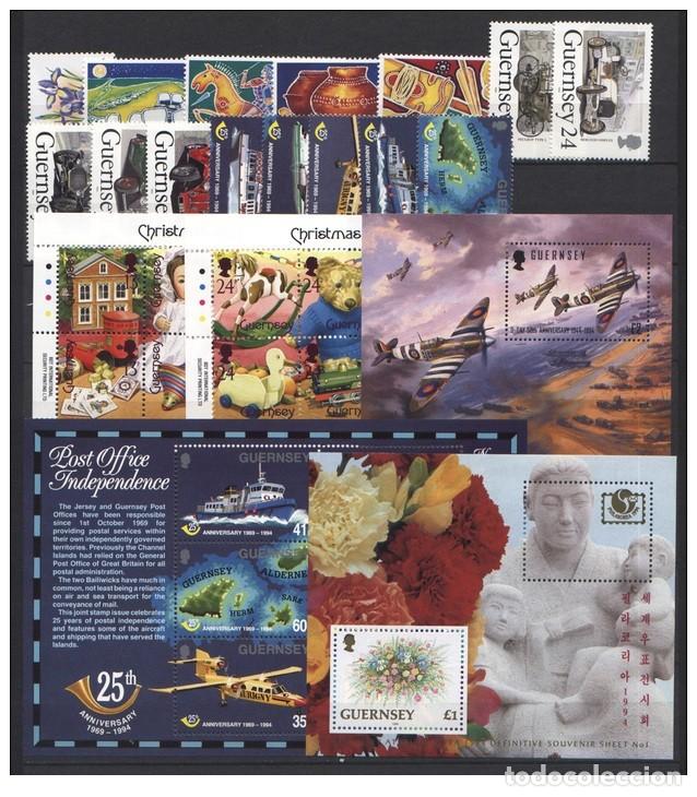 Sellos: Guernsey 1994 - Complete year set mnh** - Foto 1