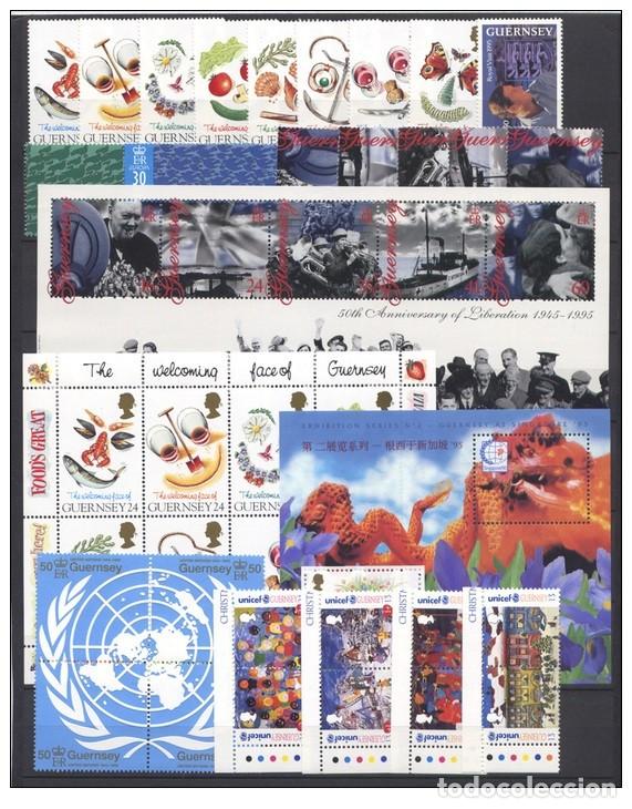 Sellos: Guernsey 1995 - Complete year set mnh** - Foto 1