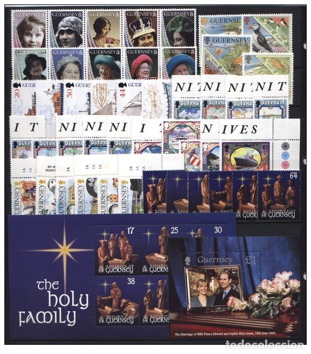 Sellos: Guernsey 1999 - Complete year set mnh** - Foto 1
