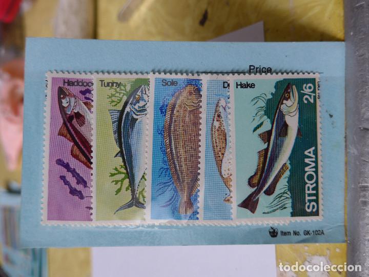 Sellos: STROMA SERIE TEMATICA DE PECES 5 VALORES - Foto 1