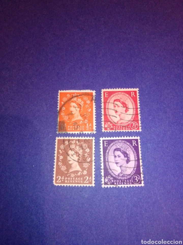 Sellos: Gran Breta&ntilde;a Isabel II - Foto 1