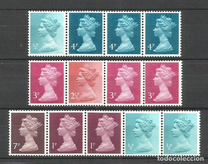 Sellos: GB, Machin, decimal, MNH** - Foto 1