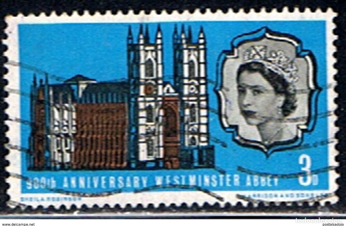 Sellos: GRAN BRETA&Ntilde;A // YVERT 435 // 1966 .. USADO - Foto 1
