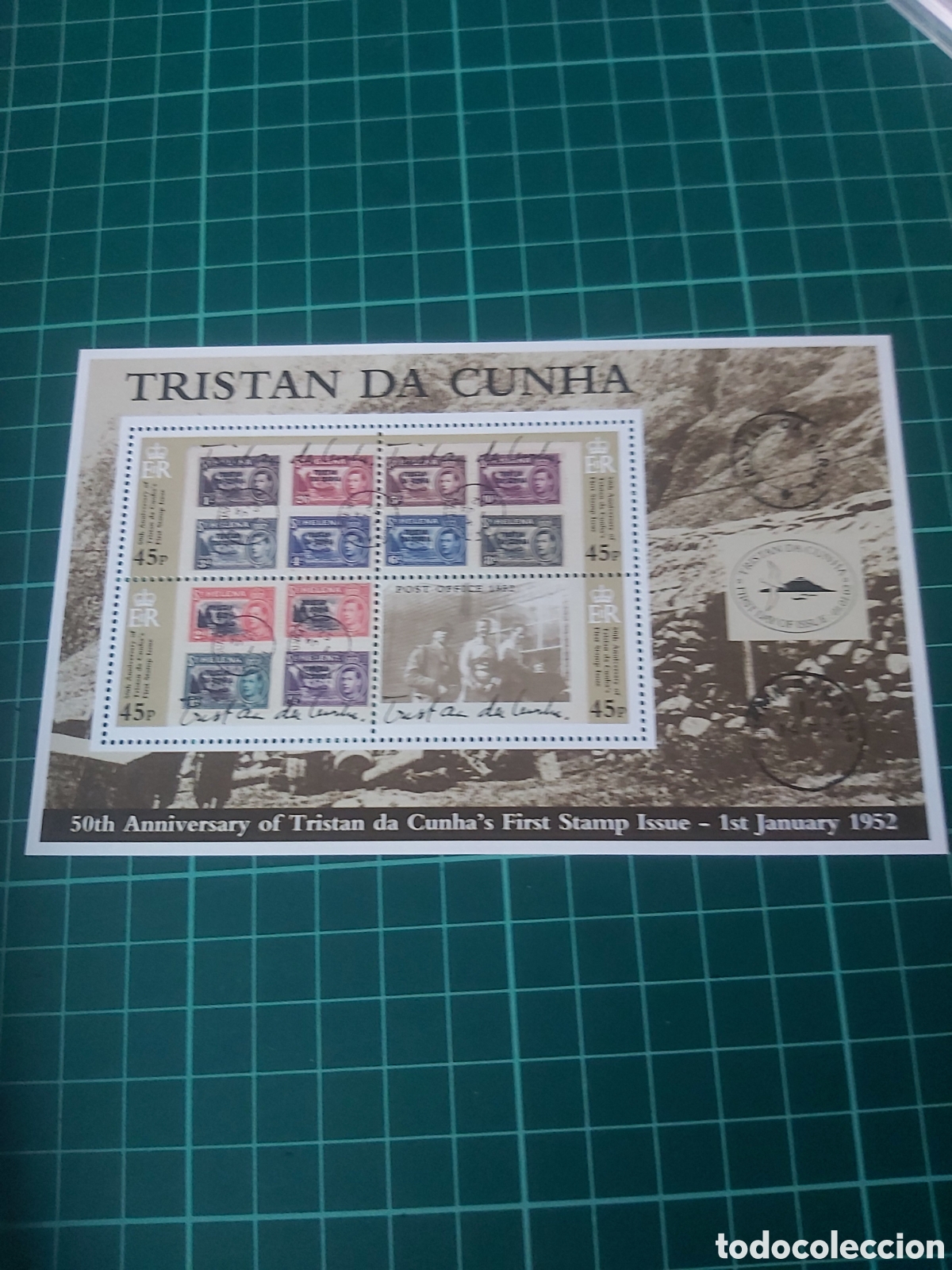 Sellos: Trist&aacute;n da cunha 50 aniversario 1952 yvert 730/3