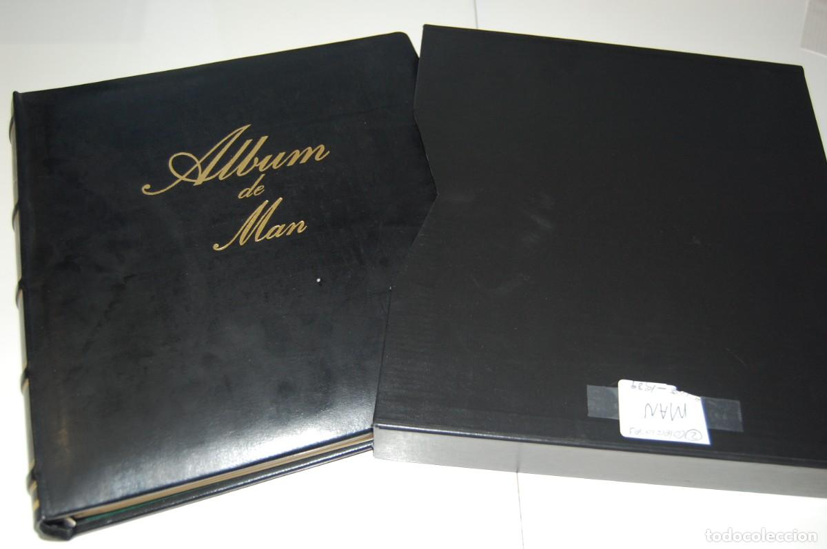 Sellos: ALBUM FILABO-MAN-REINO UNIDO-HOJAS 1978 A 1989 - FILOESTUCHES TRANSPARENTES - SIN SELLOS- VER FOTOS
