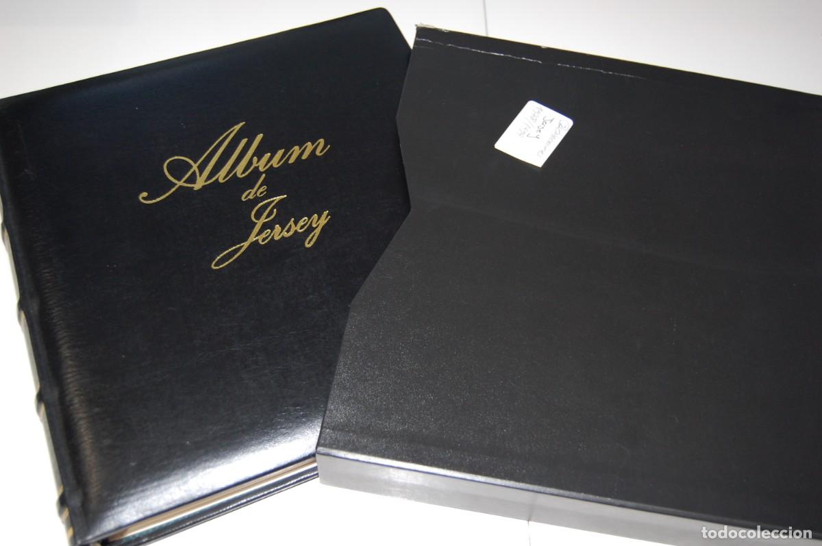 Sellos: ALBUM FILABO-JERSEY-REINO UNIDO-HOJAS 1978 A 1989-FILOESTUCHES TRANSPARENTES-SIN SELLOS- VER FOTOS