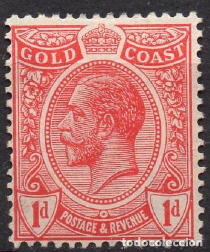 Timbres: GOLD COAST/1913/MH/SC#70/ REY JORGE V / KGV/ 1p CARMIN
