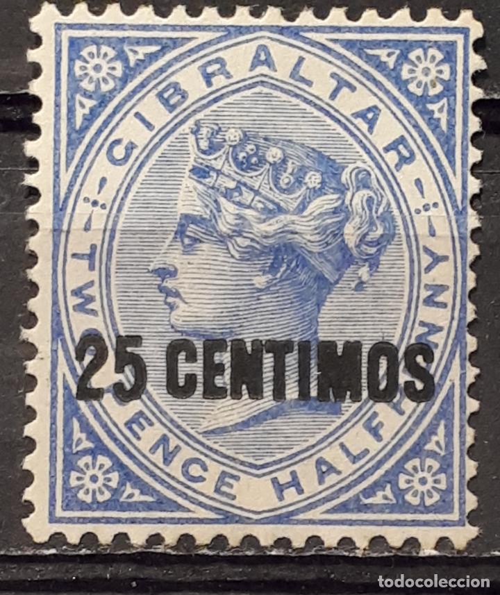 Sellos: Gibraltar,(*) A&ntilde;o 1889.Yvert 18. - Foto 1