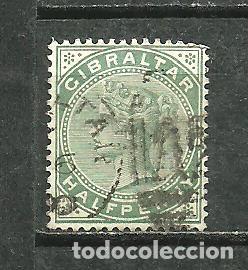Sellos: GIBRALTAR 1886 - YVERT NRO. 8 - USADO - Foto 1