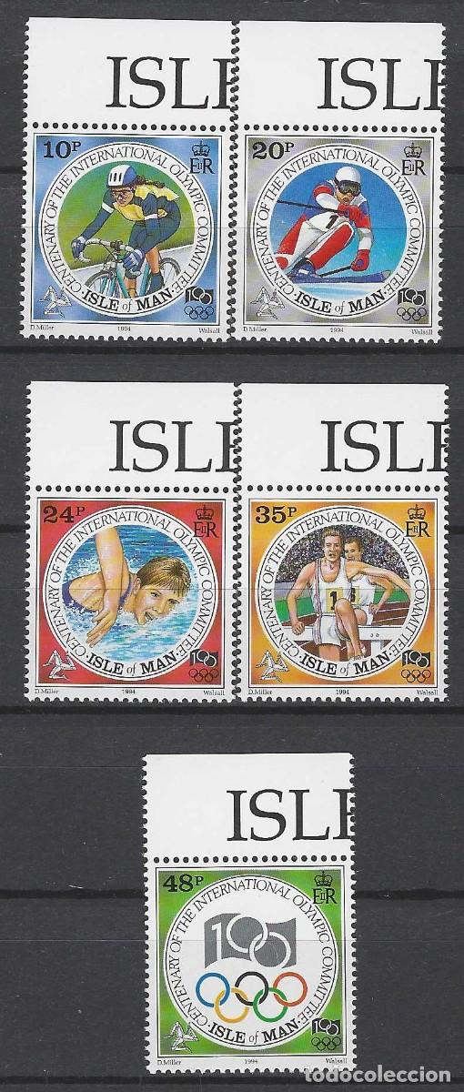 Sellos: ISLA DE MAN 1994 - CENTENARIO DEL COI, S.COMPLETA - MNH** - Foto 1