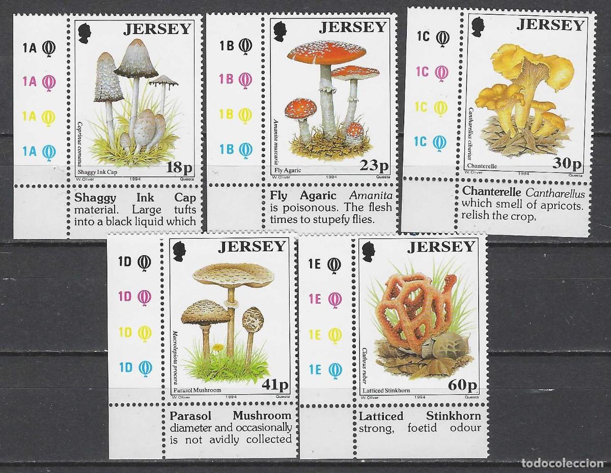 Sellos: JERSEY 1994 - SETAS, S.COMPLETA - MNH** - Foto 1